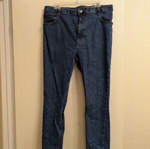 Lucy & Yak Soho Jeans organic denim midwash blue US size 16R NEW